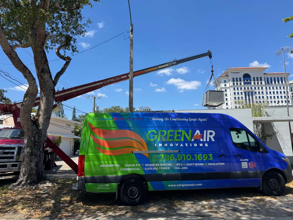 RTU rigging & set — Coral Gables, FL