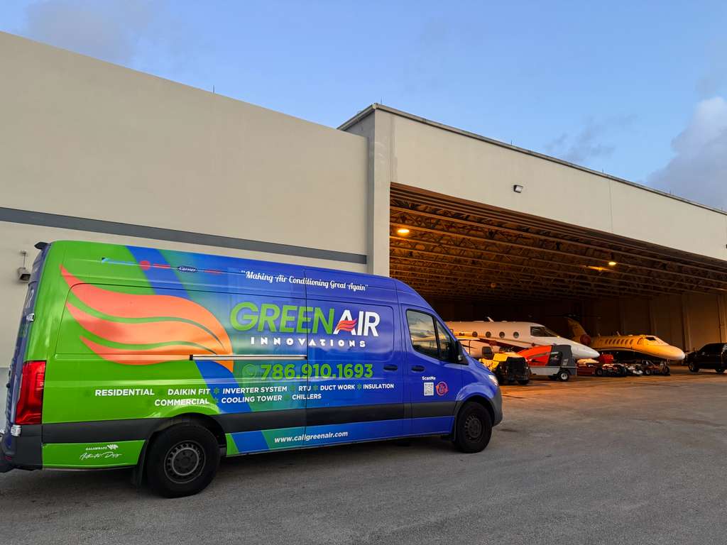 Private aviation hangar HVAC — Opa-Locka, FL