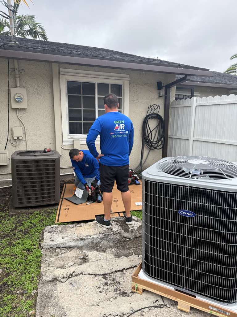 New Carrier outdoor unit — Westchester, FL